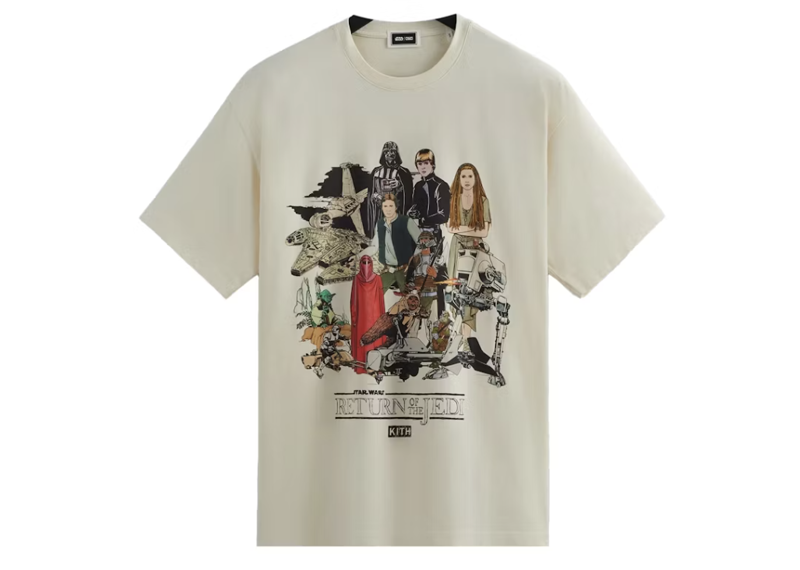 Kith x STAR WARS Illustration Vintage Tee Sandrift PH