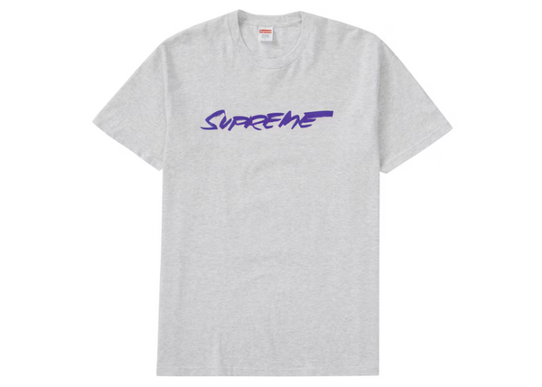 Supreme Futura Logo Tee Ash Grey