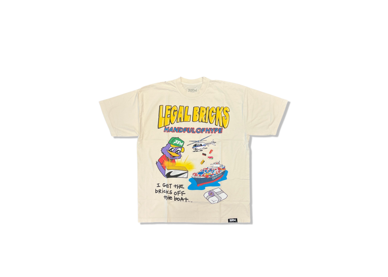 Legal Bricks Summer Tee (Cream)