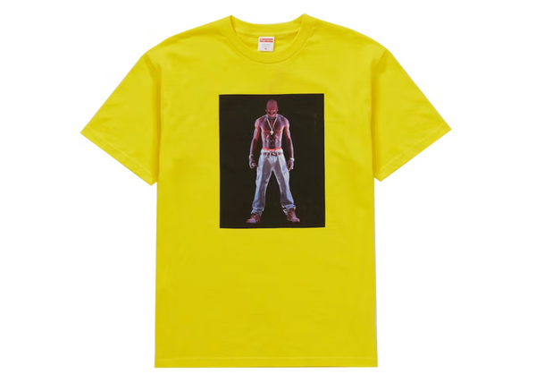 Supreme Tupac Hologram Tee Yellow