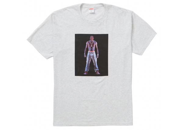 Supreme Tupac Hologram Tee Ash Grey