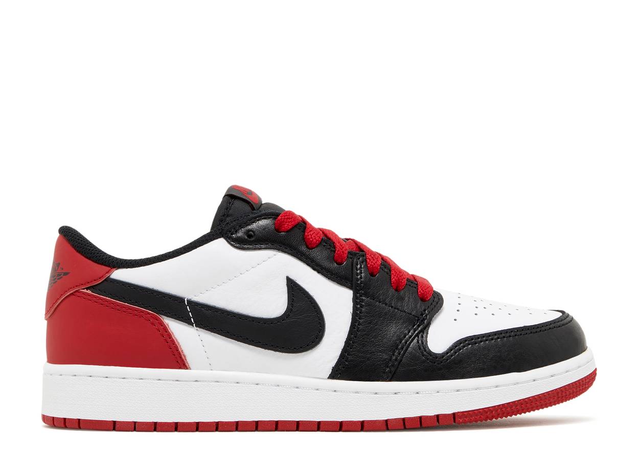 Air Jordan 1 Retro Low OG GS Black Toe 2023