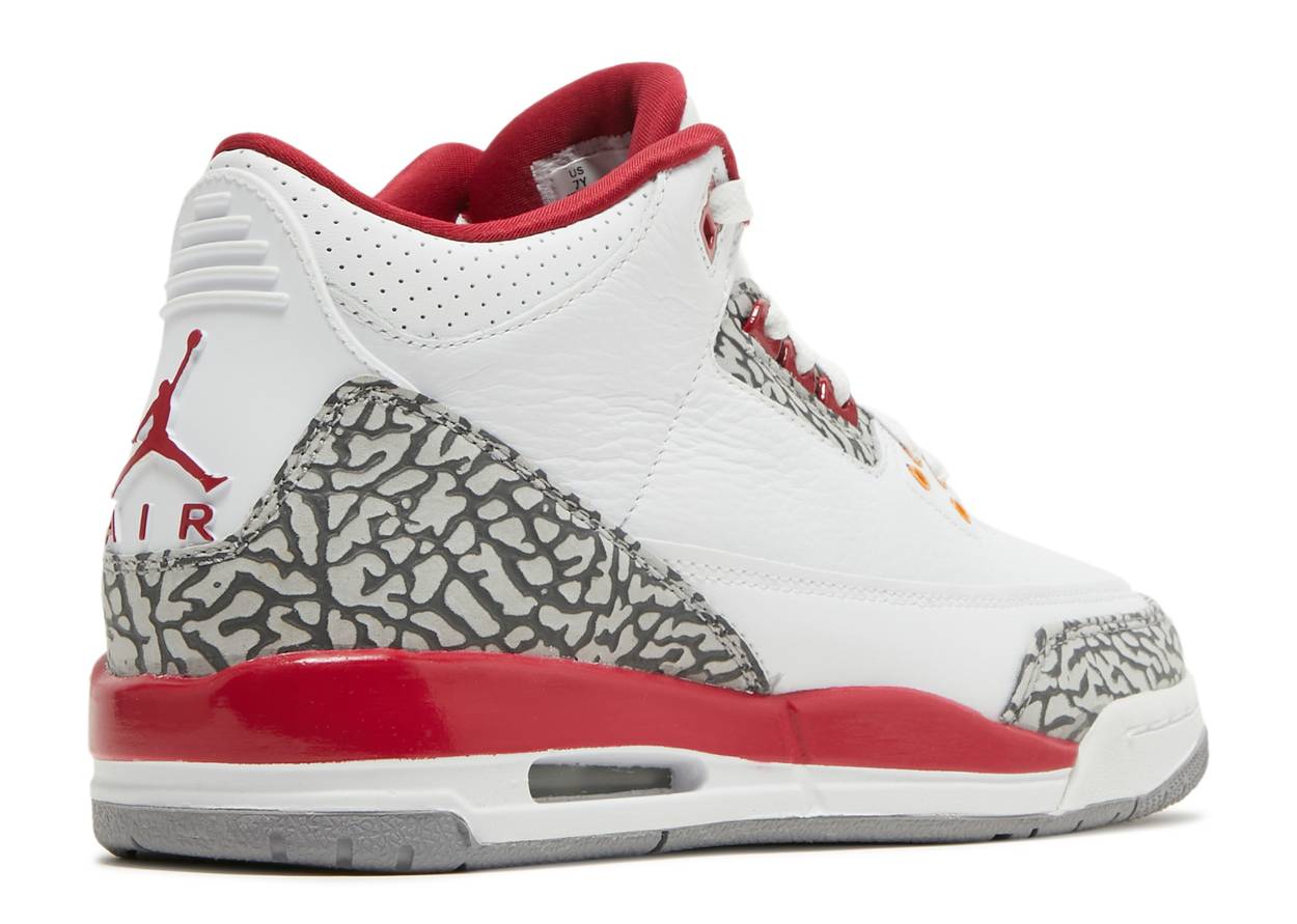 Air Jordan 3 Retro GS Cardinal Red