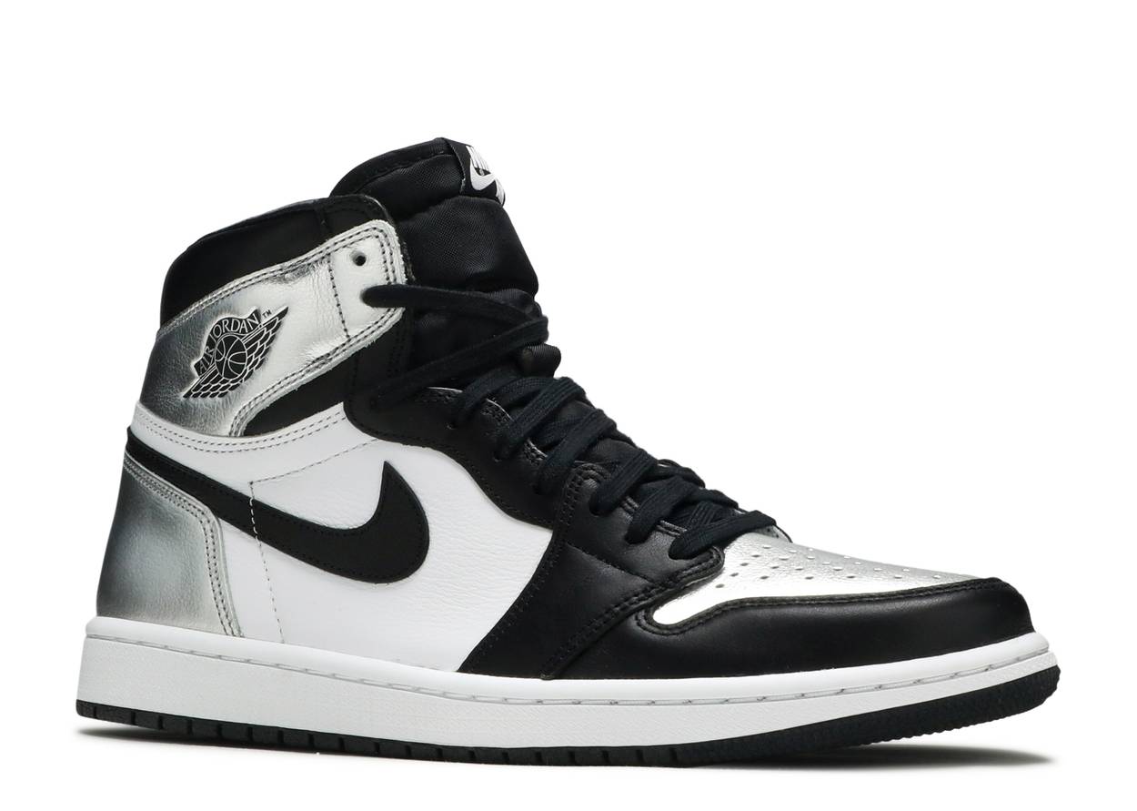 Wmns Air Jordan 1 Retro High OG Silver Toe