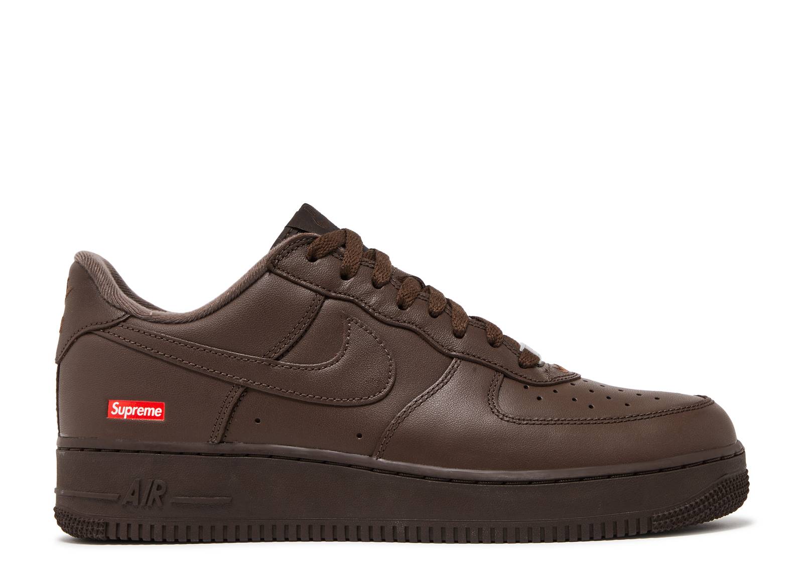 Supreme x Air Force 1 Low Box Logo - Baroque Brown