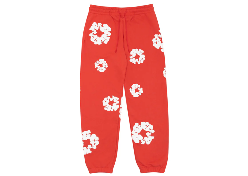 Denim Tears The Cotton Wreath Sweatpant Red